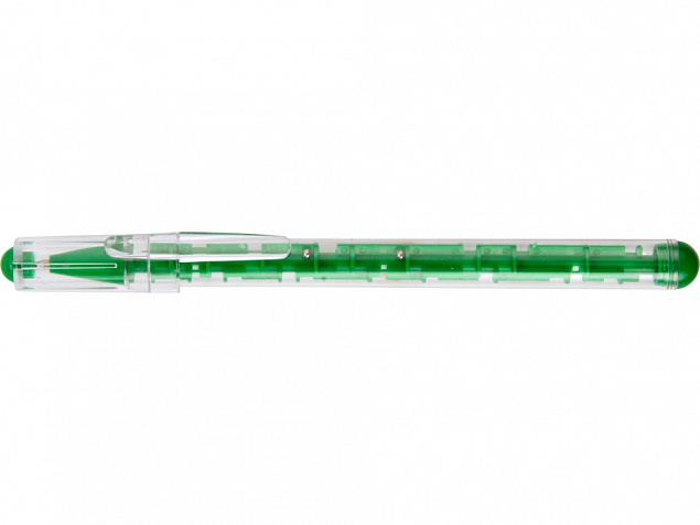 Ручка шариковая Лабиринт с головоломкой зеленая с логотипом в Санкт-Петербурге заказать по выгодной цене в кибермаркете AvroraStore