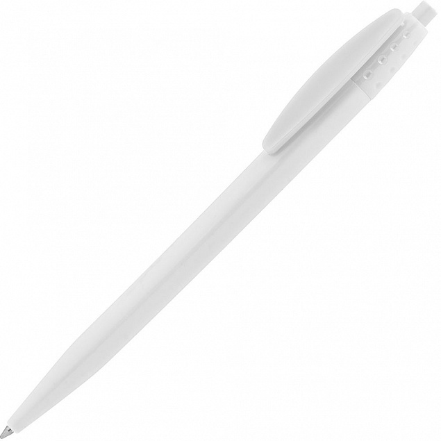 Ручка шариковая Champion ver.2, белая с логотипом в Санкт-Петербурге заказать по выгодной цене в кибермаркете AvroraStore