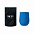 Набор Cofer Tube софт-тач CO12s black, синий с логотипом в Санкт-Петербурге заказать по выгодной цене в кибермаркете AvroraStore