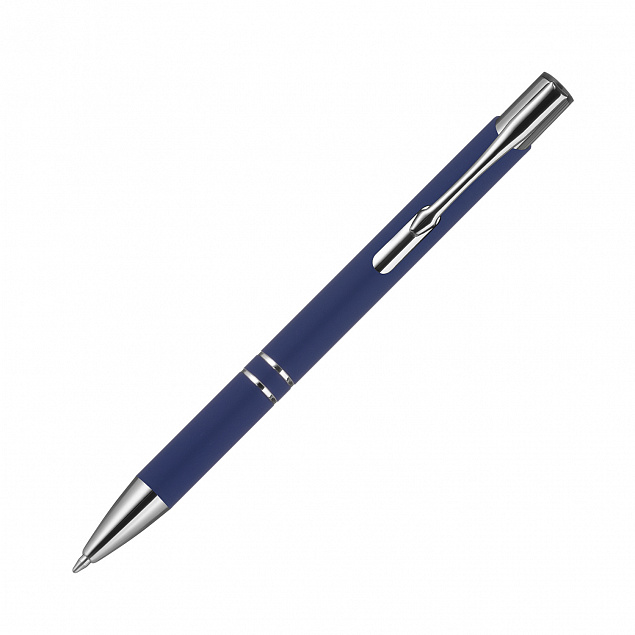 Шариковая ручка Alpha, синяя с логотипом в Санкт-Петербурге заказать по выгодной цене в кибермаркете AvroraStore