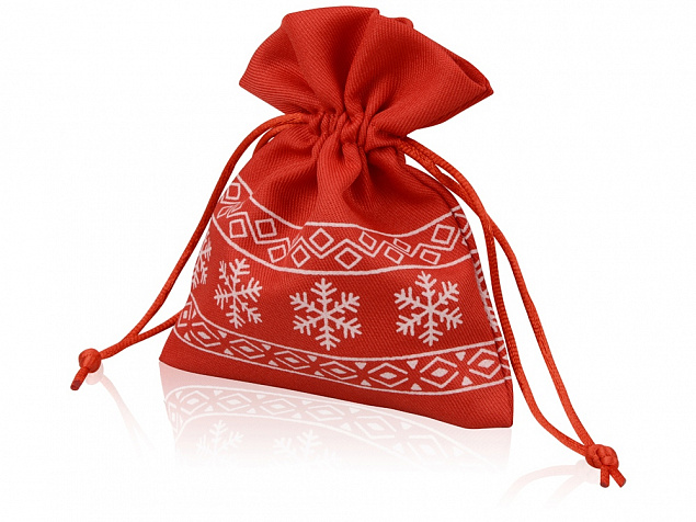 Мешочек подарочный новогодний с логотипом в Санкт-Петербурге заказать по выгодной цене в кибермаркете AvroraStore