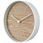 Часы настенные Kudo, беленый дуб с логотипом в Санкт-Петербурге заказать по выгодной цене в кибермаркете AvroraStore