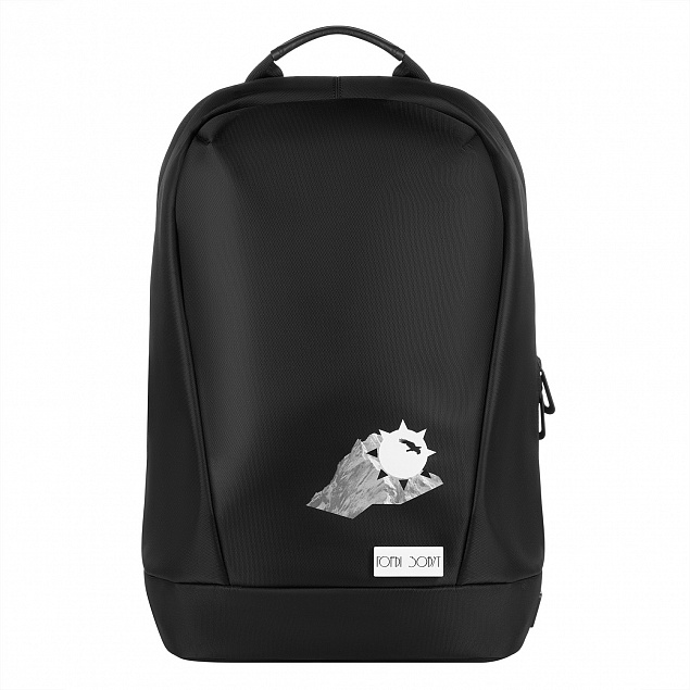 Бизнес рюкзак Alter с USB разъемом, черный Горы с логотипом в Санкт-Петербурге заказать по выгодной цене в кибермаркете AvroraStore