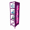 Стеллаж под 4 бутылки воды с рекламным полем, фиолетовый с логотипом в Санкт-Петербурге заказать по выгодной цене в кибермаркете AvroraStore