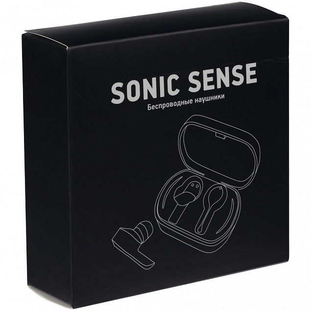 Беспроводные наушники Sonic Sense, белые с логотипом в Санкт-Петербурге заказать по выгодной цене в кибермаркете AvroraStore