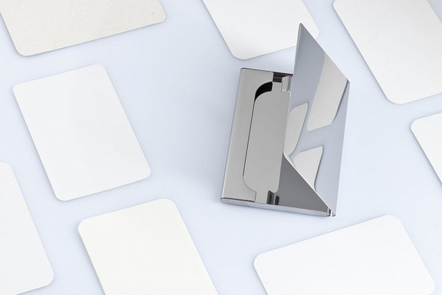 Футляр для визиток Steel с логотипом в Санкт-Петербурге заказать по выгодной цене в кибермаркете AvroraStore
