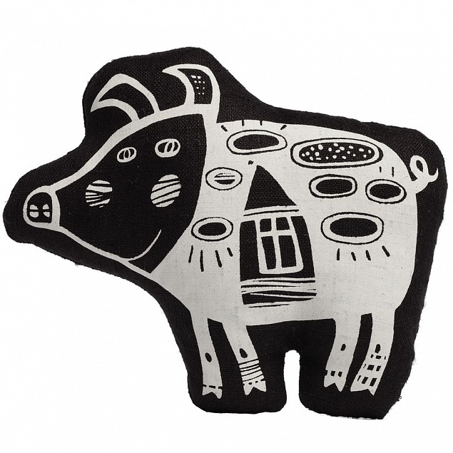 Игрушка «Свинка, витающая в облаках», черная с логотипом в Санкт-Петербурге заказать по выгодной цене в кибермаркете AvroraStore