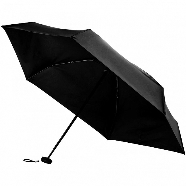 Зонт складной Color Action, в кейсе, черный с логотипом в Санкт-Петербурге заказать по выгодной цене в кибермаркете AvroraStore