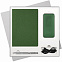 Подарочный набор Tweed, зеленый (ежедневник, ручка, аккумулятор) с логотипом в Санкт-Петербурге заказать по выгодной цене в кибермаркете AvroraStore