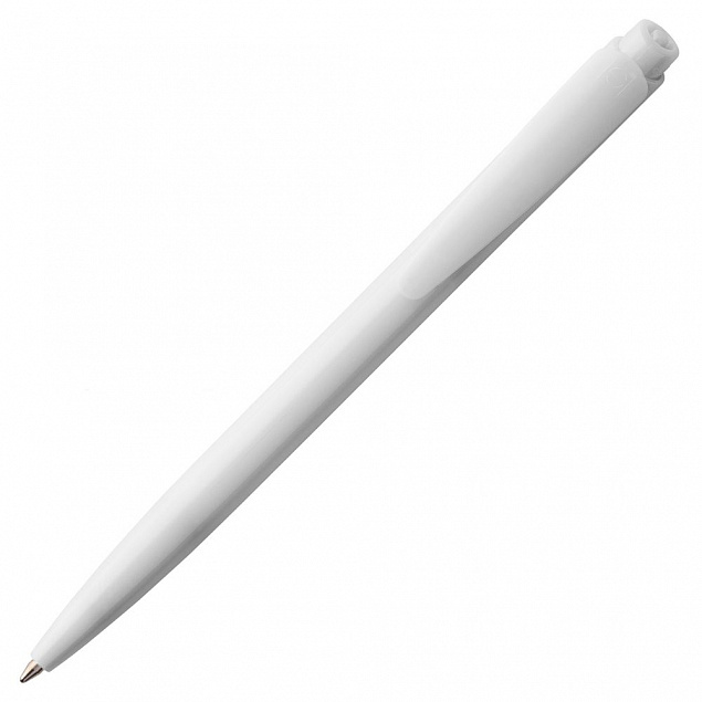 Ручка шариковая Senator Dart Polished, белая с логотипом в Санкт-Петербурге заказать по выгодной цене в кибермаркете AvroraStore