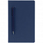 Ежедневник Magnet Shall с ручкой, синий с логотипом в Санкт-Петербурге заказать по выгодной цене в кибермаркете AvroraStore
