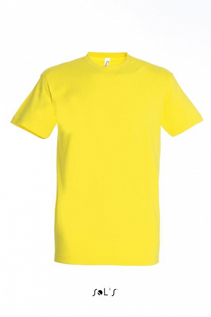 Фуфайка (футболка) IMPERIAL мужская,Лимонный L с логотипом в Санкт-Петербурге заказать по выгодной цене в кибермаркете AvroraStore