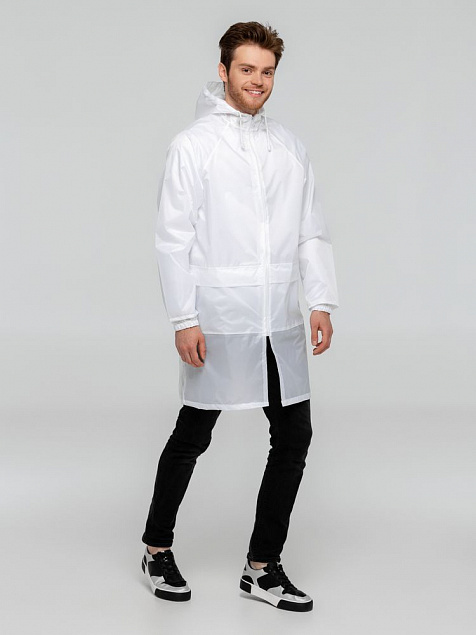 Дождевик Rainman Zip Pro, белый с логотипом в Санкт-Петербурге заказать по выгодной цене в кибермаркете AvroraStore