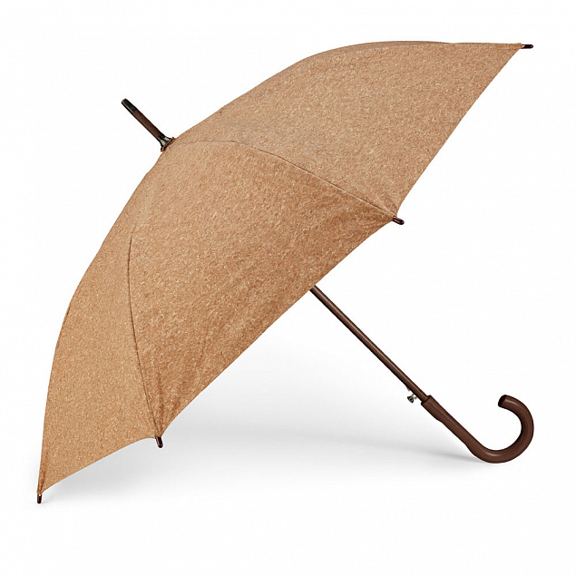Ультралегкий 21-дюймовый зонт с чехлом,серый,коричневый с логотипом в Санкт-Петербурге заказать по выгодной цене в кибермаркете AvroraStore