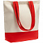 Холщовая сумка Shopaholic, красная с логотипом в Санкт-Петербурге заказать по выгодной цене в кибермаркете AvroraStore