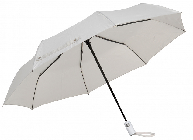 Автоматический ветрозащитный карманный зонт ORIANA, жемчужно-серый с логотипом в Санкт-Петербурге заказать по выгодной цене в кибермаркете AvroraStore