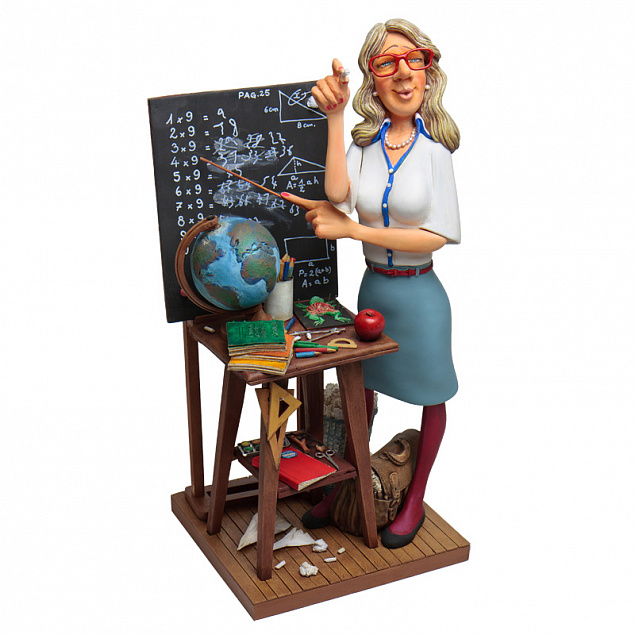 Скульптура "Учительница" с логотипом в Санкт-Петербурге заказать по выгодной цене в кибермаркете AvroraStore