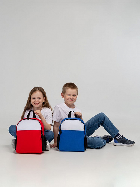 Детский рюкзак Comfit, белый с красным с логотипом в Санкт-Петербурге заказать по выгодной цене в кибермаркете AvroraStore