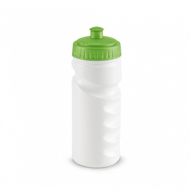 Бутылка для велосипеда Lowry, белая с зеленым с логотипом в Санкт-Петербурге заказать по выгодной цене в кибермаркете AvroraStore