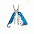 Мультитул с карабином, синий с логотипом в Санкт-Петербурге заказать по выгодной цене в кибермаркете AvroraStore