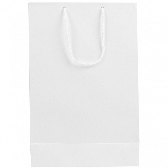 Пакет бумажный «Блеск», средний, белый с логотипом в Санкт-Петербурге заказать по выгодной цене в кибермаркете AvroraStore
