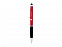 Ручка-стилус шариковая Ziggy черные чернила, красный/черный с логотипом в Санкт-Петербурге заказать по выгодной цене в кибермаркете AvroraStore