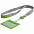 Чехол для карточки с лентой и ретрактором Devon, зеленый с логотипом в Санкт-Петербурге заказать по выгодной цене в кибермаркете AvroraStore