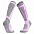 Термоноски женские высокие Monterno Sport, фиолетовые с серым с логотипом в Санкт-Петербурге заказать по выгодной цене в кибермаркете AvroraStore