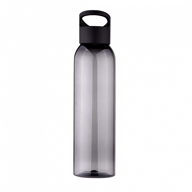 Бутылка пластиковая для воды SPORTES - Черный AA с логотипом в Санкт-Петербурге заказать по выгодной цене в кибермаркете AvroraStore