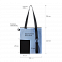 Шоппер Superbag Color (серый с чёрным) с логотипом в Санкт-Петербурге заказать по выгодной цене в кибермаркете AvroraStore