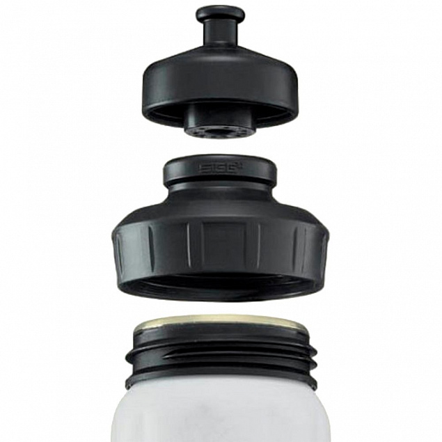 Бутылка для воды WMB Sports, черная с логотипом в Санкт-Петербурге заказать по выгодной цене в кибермаркете AvroraStore