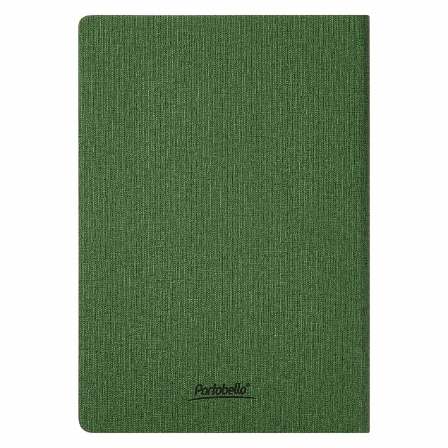 Ежедневник Portobello Trend, TWEED, недатированный, зеленый с логотипом в Санкт-Петербурге заказать по выгодной цене в кибермаркете AvroraStore