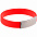 Силиконовый браслет Brisky с металлической шильдой, красный с логотипом в Санкт-Петербурге заказать по выгодной цене в кибермаркете AvroraStore