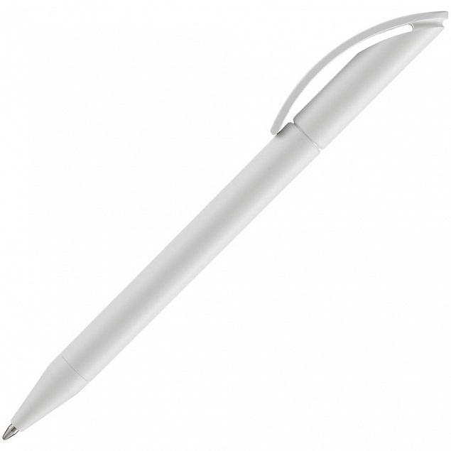Ручка шариковая Prodir DS3 TMM, белая матовая с логотипом в Санкт-Петербурге заказать по выгодной цене в кибермаркете AvroraStore