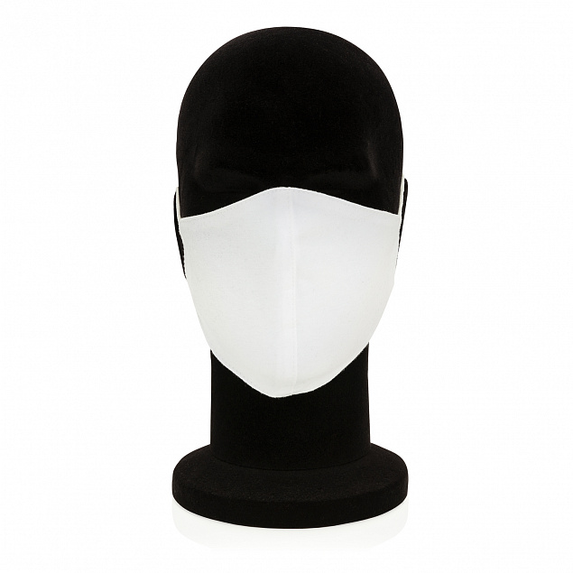 Двухслойная многоразовая маска из хлопка с логотипом в Санкт-Петербурге заказать по выгодной цене в кибермаркете AvroraStore