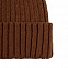 Шапка Uni, коричневая (терракота) с логотипом в Санкт-Петербурге заказать по выгодной цене в кибермаркете AvroraStore