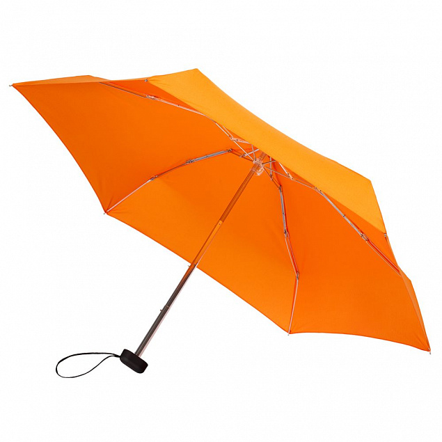 Зонт складной Unit Five, оранжевый с логотипом в Санкт-Петербурге заказать по выгодной цене в кибермаркете AvroraStore