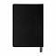 Ежедневник недатированный Softie, А5, черный, блок в клетку, серый обрез с логотипом в Санкт-Петербурге заказать по выгодной цене в кибермаркете AvroraStore