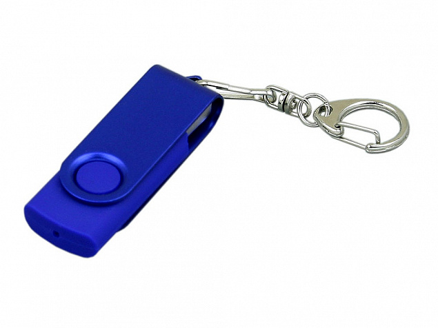 USB 2.0- флешка промо на 32 Гб с поворотным механизмом и однотонным металлическим клипом с логотипом в Санкт-Петербурге заказать по выгодной цене в кибермаркете AvroraStore