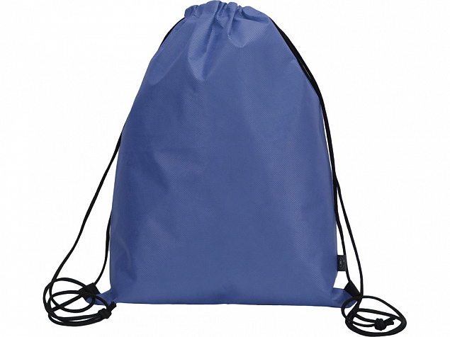Рюкзак-мешок Reviver из нетканого переработанного материала RPET, синий с логотипом в Санкт-Петербурге заказать по выгодной цене в кибермаркете AvroraStore