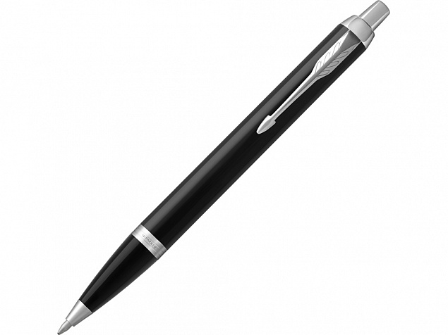 Ручка шариковая Parker IM Core Black CT с логотипом в Санкт-Петербурге заказать по выгодной цене в кибермаркете AvroraStore
