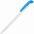 Ручка шариковая Favorite, белая с синим с логотипом в Санкт-Петербурге заказать по выгодной цене в кибермаркете AvroraStore