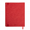 Бизнес-блокнот Tabby Biggy, гибкая обложка, в клетку, красный с логотипом в Санкт-Петербурге заказать по выгодной цене в кибермаркете AvroraStore