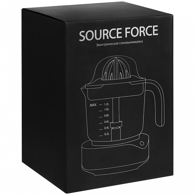Электрическая соковыжималка для цитрусовых Source Force, серебристо-черная с логотипом в Санкт-Петербурге заказать по выгодной цене в кибермаркете AvroraStore