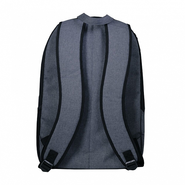 Рюкзак Portobello с защитой от карманников, Migliores, 440х365х130 мм, серый/бирюза с логотипом в Санкт-Петербурге заказать по выгодной цене в кибермаркете AvroraStore