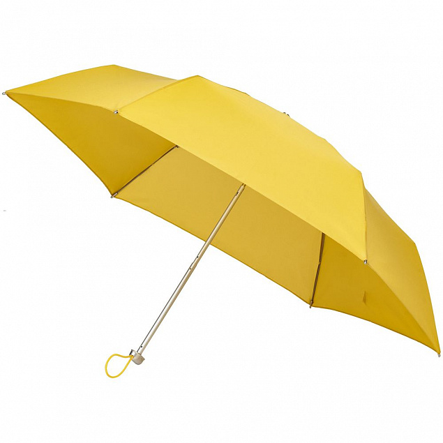 Складной зонт Alu Drop S, 3 сложения, механический, желтый (горчичный) с логотипом в Санкт-Петербурге заказать по выгодной цене в кибермаркете AvroraStore