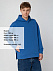 Худи оверсайз унисекс Tolla, синее (джинс) с логотипом в Санкт-Петербурге заказать по выгодной цене в кибермаркете AvroraStore