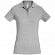 Рубашка поло женская Safran Timeless серый меланж с логотипом в Санкт-Петербурге заказать по выгодной цене в кибермаркете AvroraStore