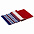 Шарф Happy View, красный с синим с логотипом в Санкт-Петербурге заказать по выгодной цене в кибермаркете AvroraStore