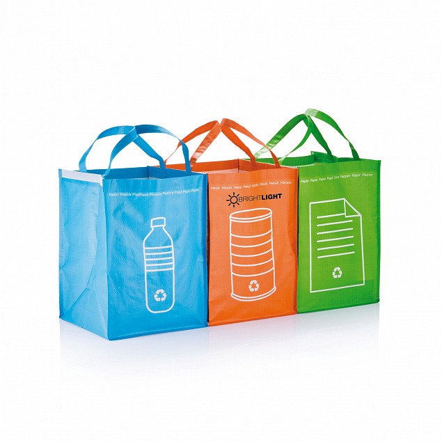 3 сумки для сортировки мусора с логотипом в Санкт-Петербурге заказать по выгодной цене в кибермаркете AvroraStore